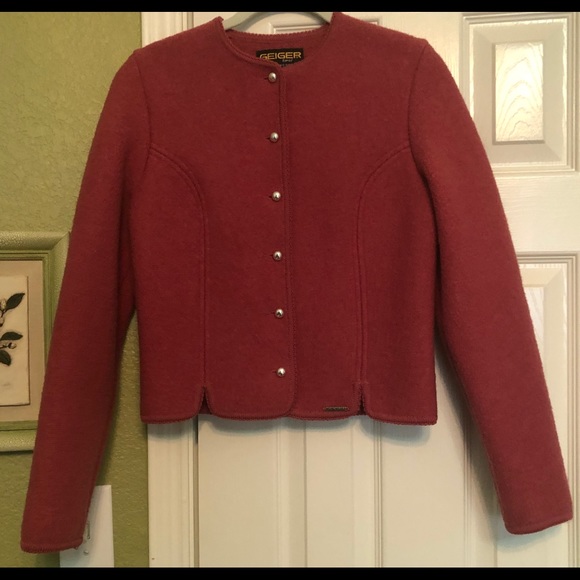 Vintage Geiger Tyrol Austrian Wool Jacket - Picture 1 of 5
